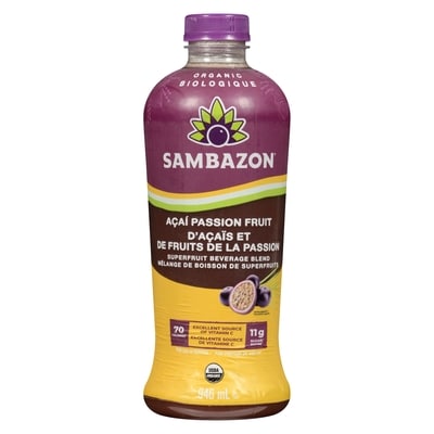Sambazon Superfruit Beverage Blend Organic Açaí Passion Fruit 946 ml, $1.37/100ml