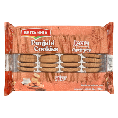 Britannia Biscuits Jeera Punjabi 500 g, 1,06 $/100g