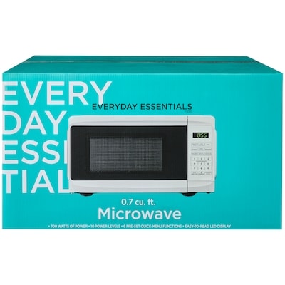 Everyday Essentials Microwave - White 1 ea, $90.00/1ea
