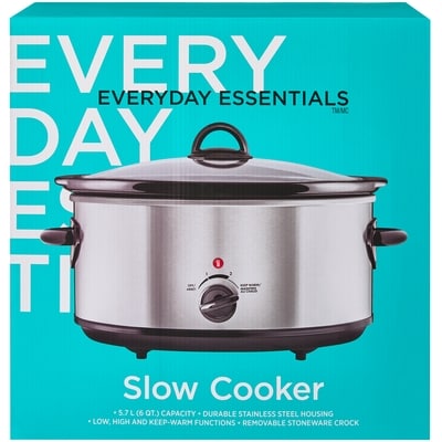 Everyday Essentials Slow Cooker 1 ea, $40.00/1ea