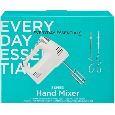 Everyday Essentials 5 Speed Hand Mixer 1 ea, $20.00/1ea