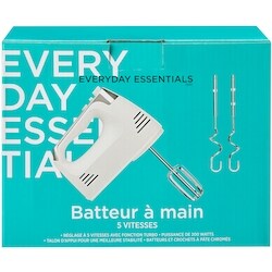 Everyday Essentials Batteur à main 5 vitesses 1 ea, 20,00 $/1ch