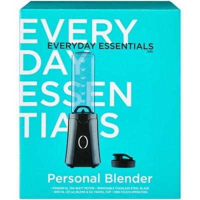 Everyday Essentials Mélangeur personnel avec gobelet de voyage, noir 1 ea, 20,00 $/1ch