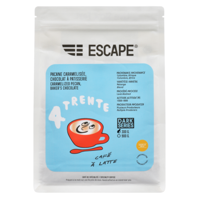 Escape Café de spécialité 430 café à latte 300 g, 6,33 $/100g