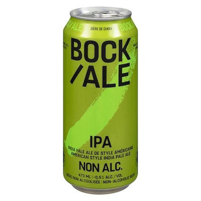 Le Bockale Bière non alcoolisée india pale ale de style américaine 473 ml, 1,16 $/100ml
