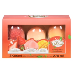 Frutee Frozen Dessert Bar, Variety Pack 270 ml, $2.41/100ml