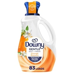 Gentle Soft + Fresh Fabric Softener Liquid, Orange Blossom Scent, 83 loads, Liquid Fabric Softener Designed to be Gentle on Skin
