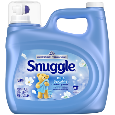 Snuggle Blue Sparkle Cuddle-Up Fresh Liquid Fabric Conditioner, 181 Loads 364 ml, $4.80/100ml