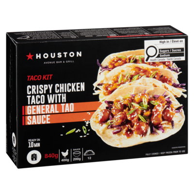 Taco Kit Crispy Chicken Taco With General Tao Sauce