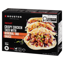 Houston Avenue Bar & Grill Taco Kit Crispy Chicken Taco With