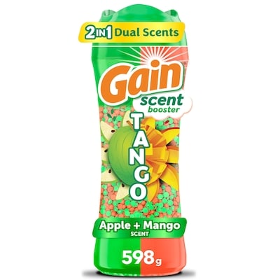 Gain Tango 2-in-1 Laundry Scent Booster Beads, Apple and Mango Scent, Laundry Beads with Dual Scents Plus All Day Freshness 598 g, $3.51/100g