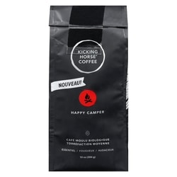 Kicking Horse Café moulu biologique happy camper torréfaction moyenne 284 g, 5,99 $/100g