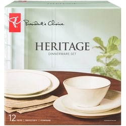President's Choice Heritage Dinnerware Set, 12-Piece 12 ea, $5.42/1ea