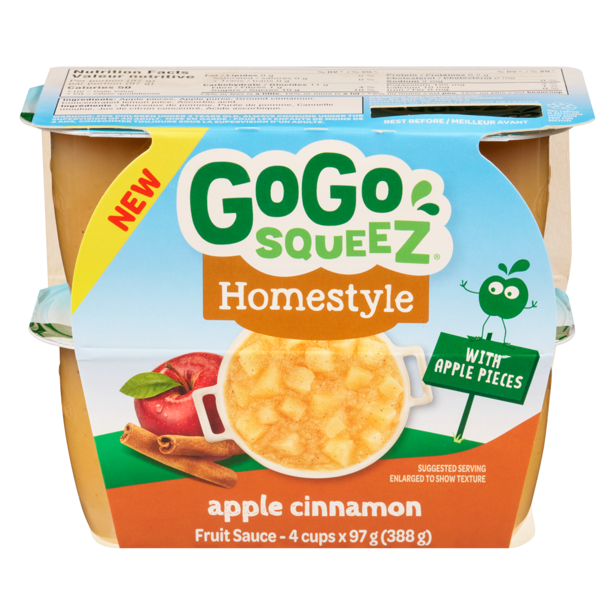 GoGo squeez Fruit Sauce Apple Cinnamon