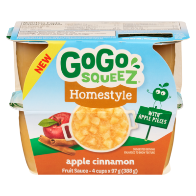 GoGo squeez Fruit Sauce Apple Cinnamon 0.388 kg, $0.90/100g