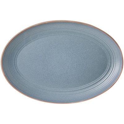 le Choix du Président Plat de service ovale Denim 1 ea, 22,00 $/1ch