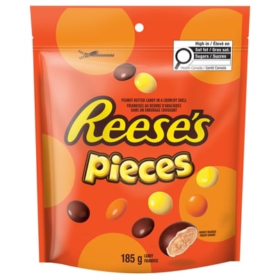 Reese’s Friandises Pieces 185 g, 3,78 $/100g