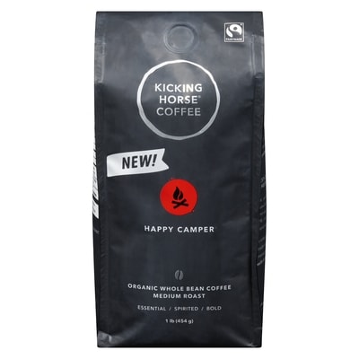 Kicking Horse Organic Whole Bean Coffee Happy Camper Medium Roast 454 g, $3.08/100g