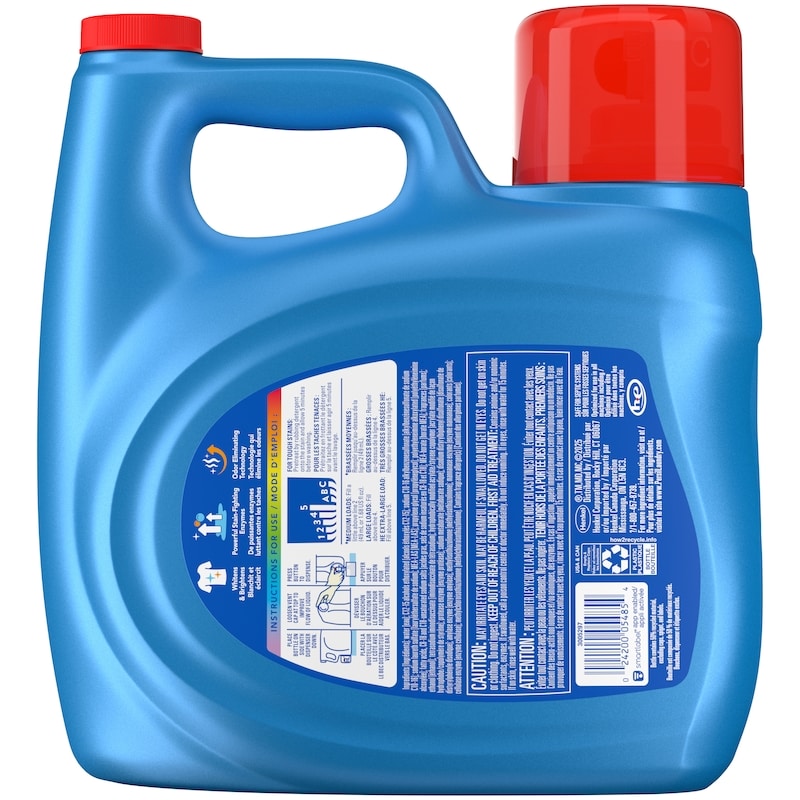 Oxi + Odour Power Advanced Clean Liquid Laundry Detergent, 96 Loads