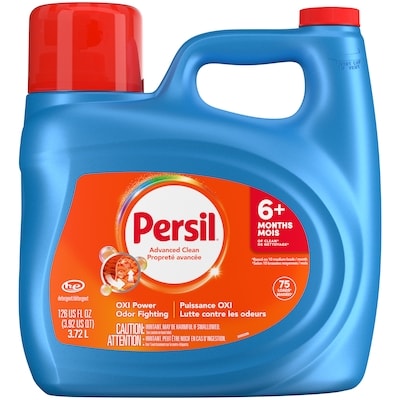 Persil détergent à lessive liquide propreté avancée oxi+odor Power, 96 brassées 3.72 l, 0,78 $/100ml