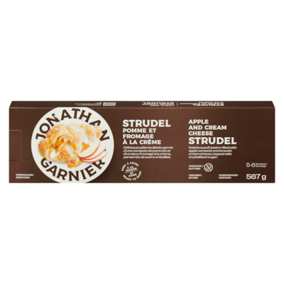 Jonathan Garnier Apple And Cream Cheese Strudel 578 g, $1.47/100g