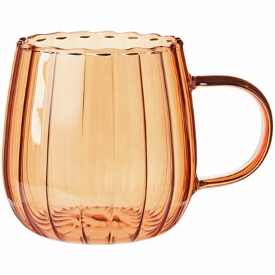 Life at Home Pumpkin Glass Mug - Amber 1 ea, $7.00/1ea