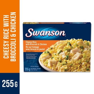 Swanson Cheesy Rice with Broccoli & Chicken 255 g, $1.76/100g