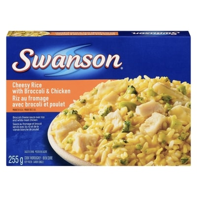 Swanson Cheesy Rice With Broccoli & Chicken 255 g, $1.76/100g
