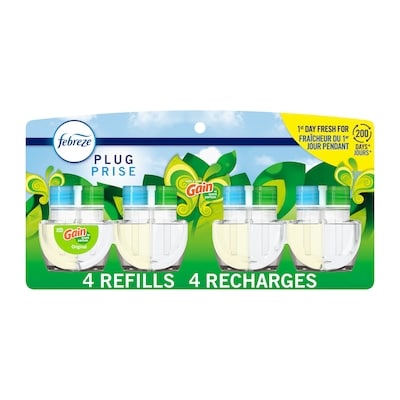 Febreze Plug In Air Freshener Scented Oil Refill, 4ct 104 ml, $21.14/100ml