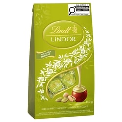 Lindt LINDOR Pistachio Milk Chocolate Truffles Bag 150 g, $6.67/100g