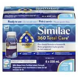 Similac Milk-Based Iron-Fortified Infant Formula Step 1 0-12 Months 6x235.0 ml, $3.76/100ml