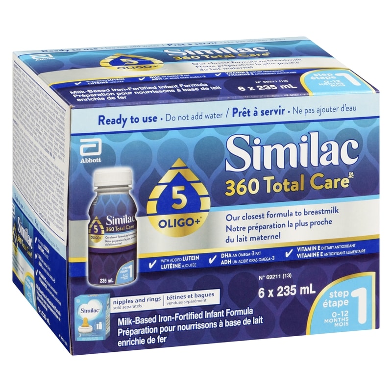 360 Total Care Milk-Based Iron-Fortified Infant Formula Step 1 0-12 Months