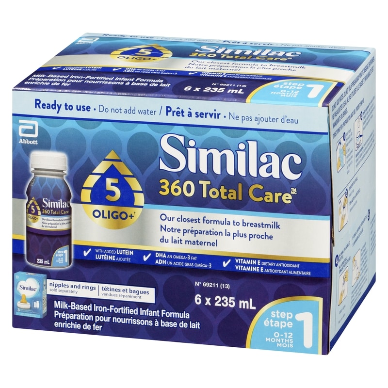 360 Total Care Milk-Based Iron-Fortified Infant Formula Step 1 0-12 Months