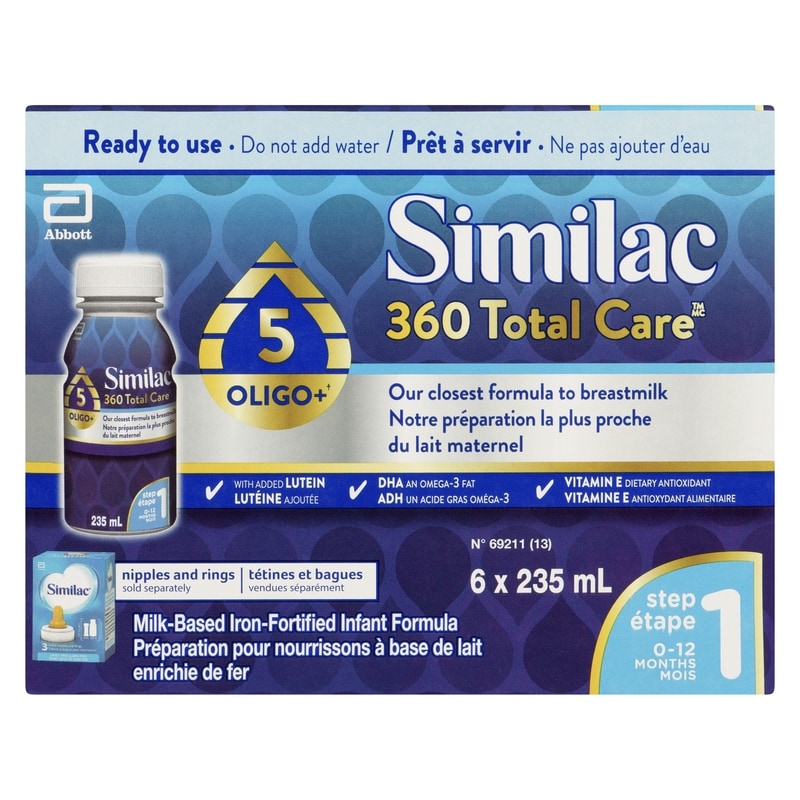 360 Total Care Milk-Based Iron-Fortified Infant Formula Step 1 0-12 Months