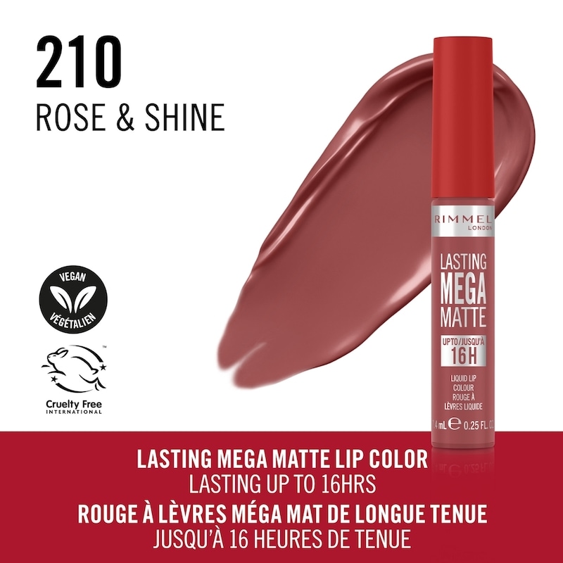 Lasting Mega Matte Rose & Shine - 210