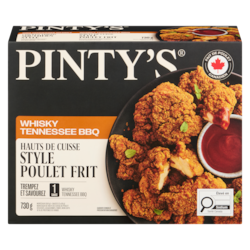 Pinty’s Hauts de cuisse style poulet frit whisky tennessee bbq 730 g, 2,60 $/100g