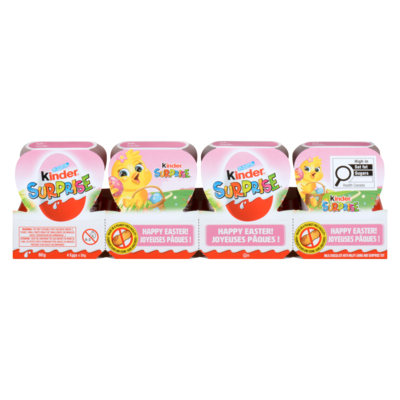 Kinder Surprise, Milk Chocolate Eggs with Toys 80 g, $10.00/100g