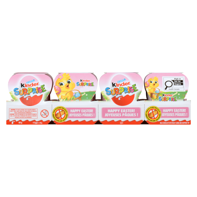 Surprise, Milk Chocolate Eggs with Toys