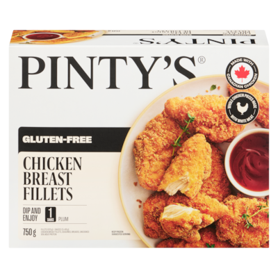 Pinty's Chicken Breast Fillets Gluten-Free Plum 750 g, $2.93/100g