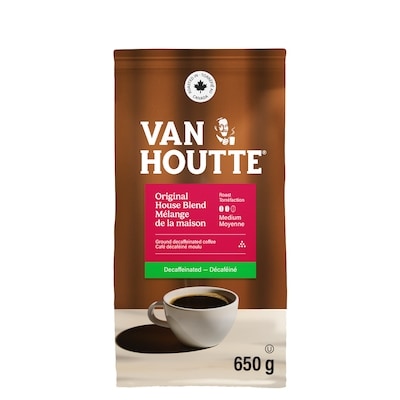 Van Houtte Café moulu Mélange de la maison, torréfaction moyenne, décaf 650 g, 5,54 $/100g