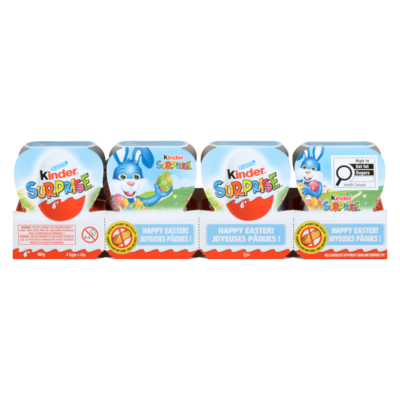 Kinder Surprise, Milk Chocolate Eggs with Toys 80 g, $10.00/100g