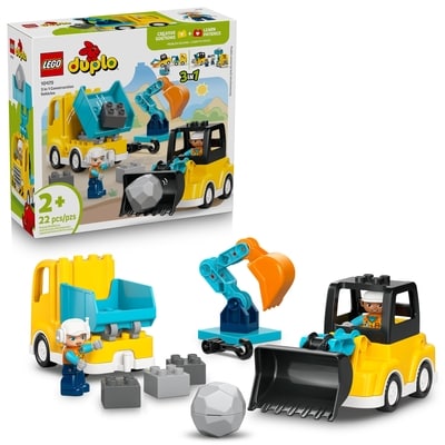LEGO DUPLO Town 3 in 1 Construction Vehicles 10475 1 ea, $30.00/1ea