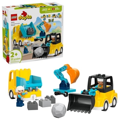 LEGO DUPLO Town 3 in 1 Construction Vehicles 10475 1 ea, $35.00/1ea