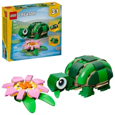 LEGO Creator 3 in 1 Turtle with a Water Lily Flower 31377 1 ea, $13.00/1ea