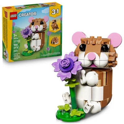 LEGO Creator 3 en 1 Le Hamster Mignon avec une Fleur 31376 1 ea, 14,00 $/1ch