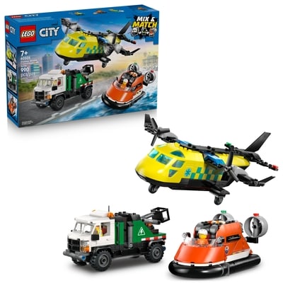 LEGO City Airplane, Service Truck & Hovercraft Remix 60505 1 ea, $90.00/1ea