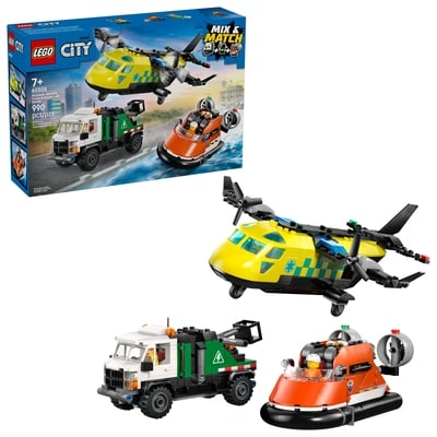 LEGO City Avion, camion d’assistance et aéroglisseur à combiner 60505 1 ea, 96,00 $/1ch