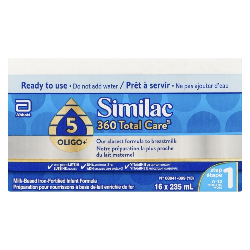 360 Total Care Milk-Based Iron-Fortified Infant Formula Step 1 0-12 Months