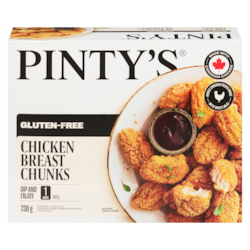 Pinty's Chicken Breast Chunks Gluten-Free Bbq 0.73 kg, $2.74/100g