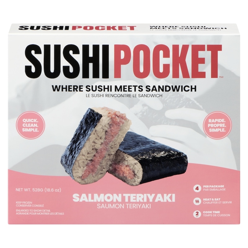 Sushi Pocket Salmon Teriyaki - 528 g | Loblaws
